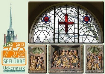 Postkarte Seelübber Kirche I